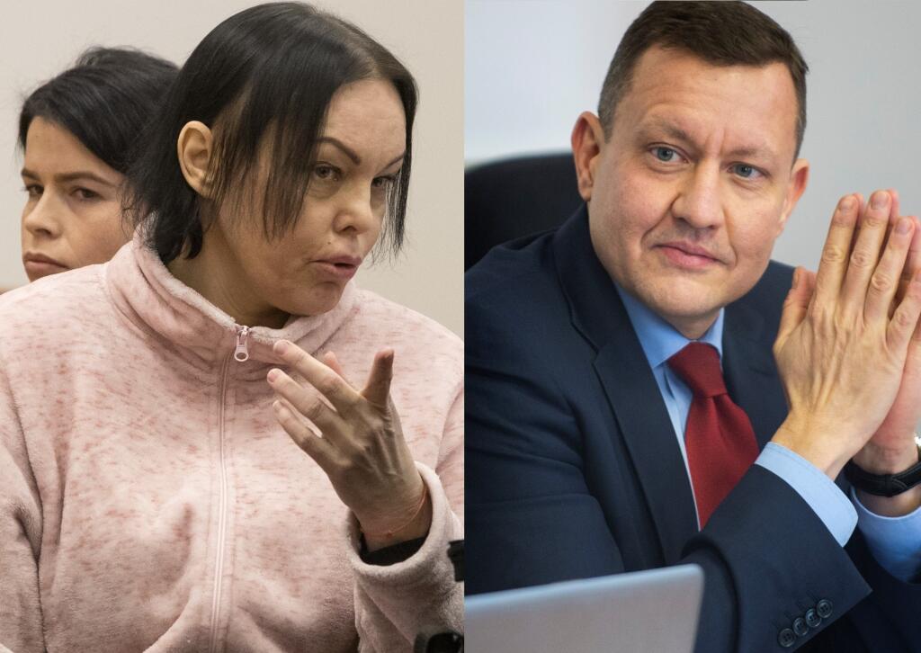 Alena Zsuzsová sa obula počas pojednávania do Daniela Lipšica.