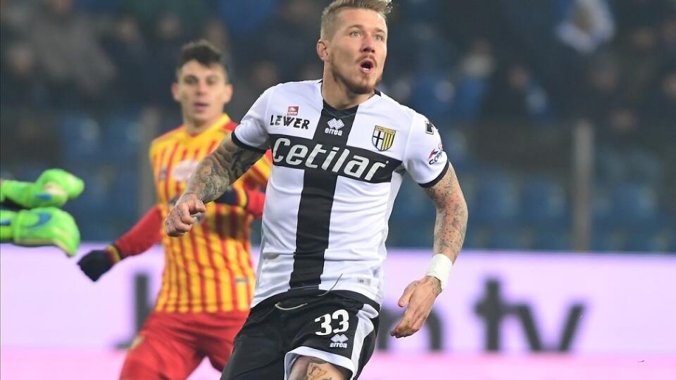 Slovenský reprezentant Juraj Kucka v drese súčasného zamestnávateľa Parmy