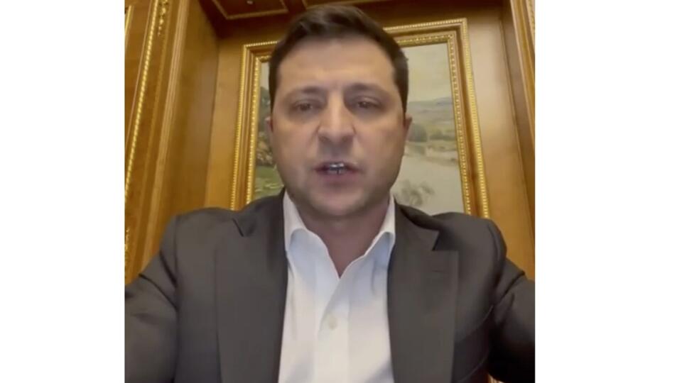 Ukrajinský prezident Volodymyr Zelenskyj