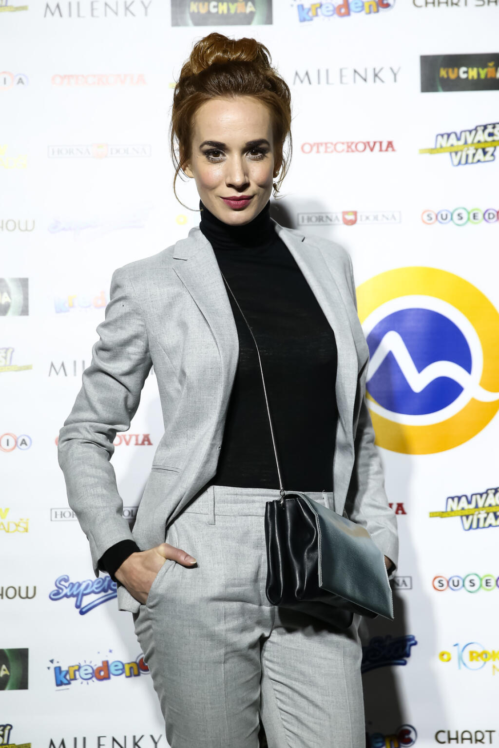 Mediálna párty televízie Markíza v jednom z Bratislavských podnikov. Na snímke Táňa Pauhofová.