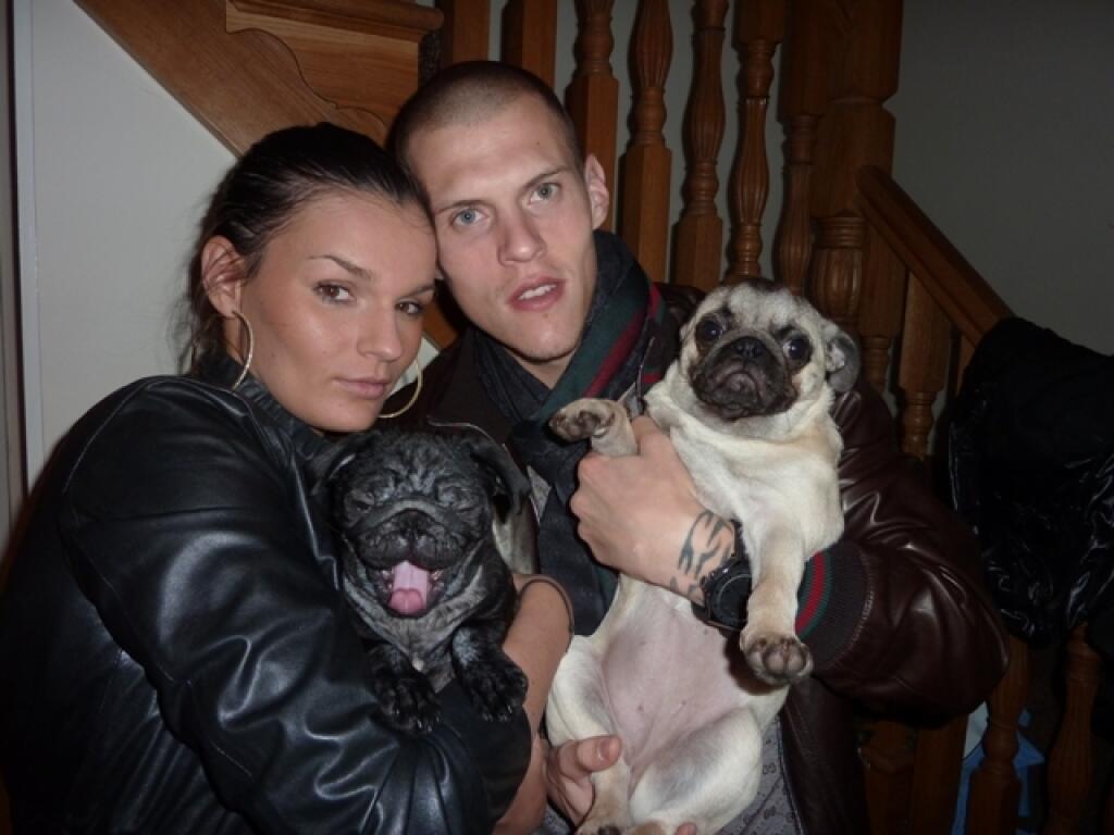 Martin Škrtel s manželkou Barborou.