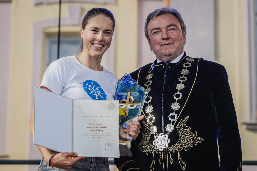 Petra dostala od primátora Liptovského Mikuláša aj vecné ceny.