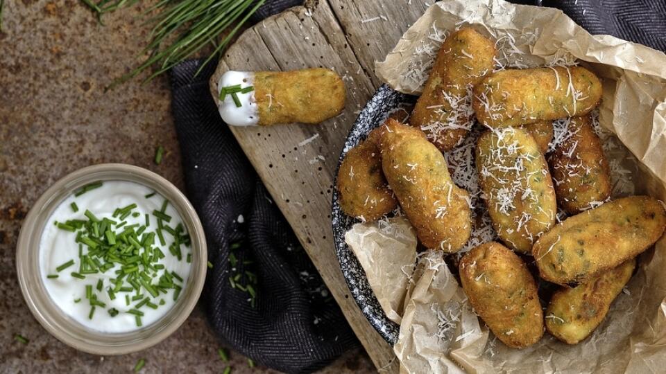 Krokety s medvedím cesnakom