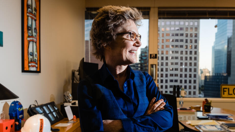SAN FRANCISCO, CA - JANUARY 10: Mary Daly, president of the San Francisco Federal Reserve Bank, poses for a photograph. (Photo by Nick Otto for the Washington Post)