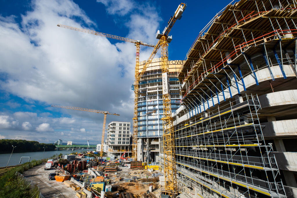 Rozostavaný projekt rozšírenia nákupného centra Eurovea pod názvom 