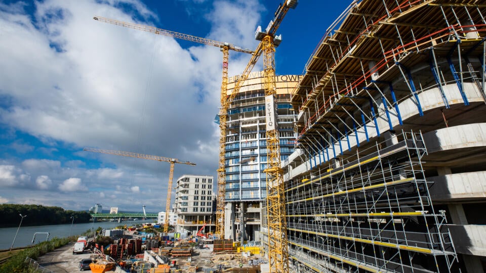 Rozostavaný projekt rozšírenia nákupného centra Eurovea pod názvom