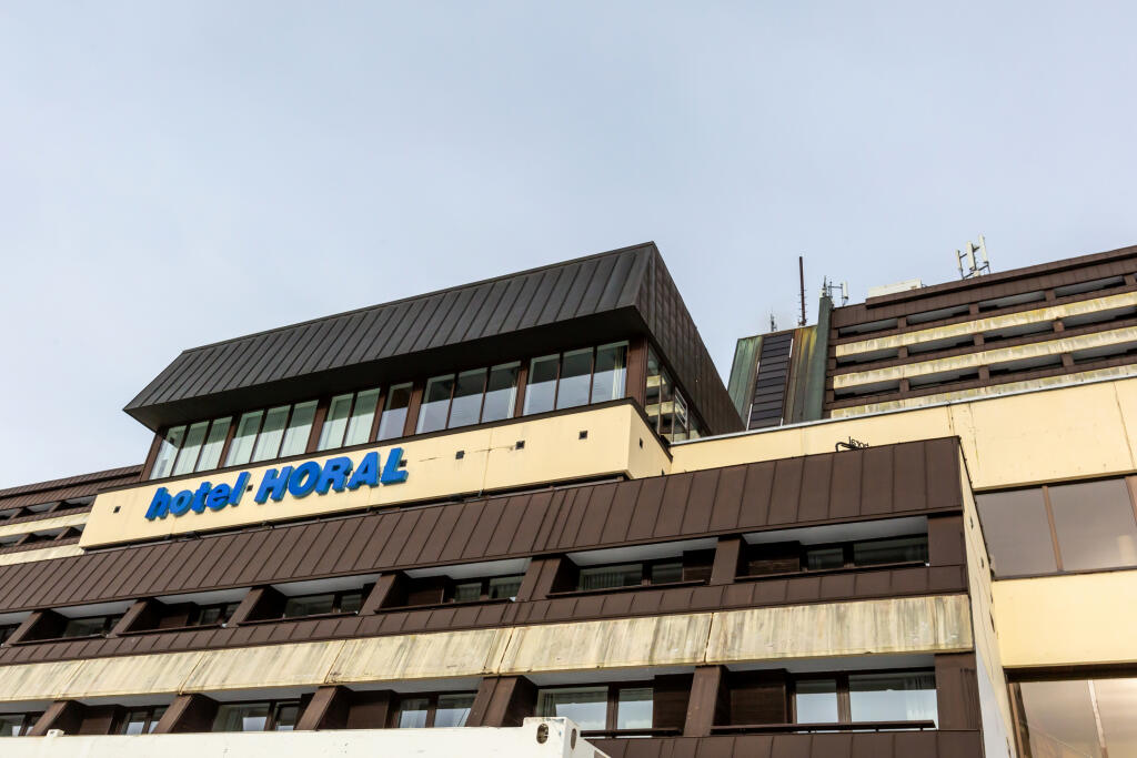 Na snímke horský hotel Horal v Špindlerovom Mlyne, kde bývala Shiffrinová s celým tímom.