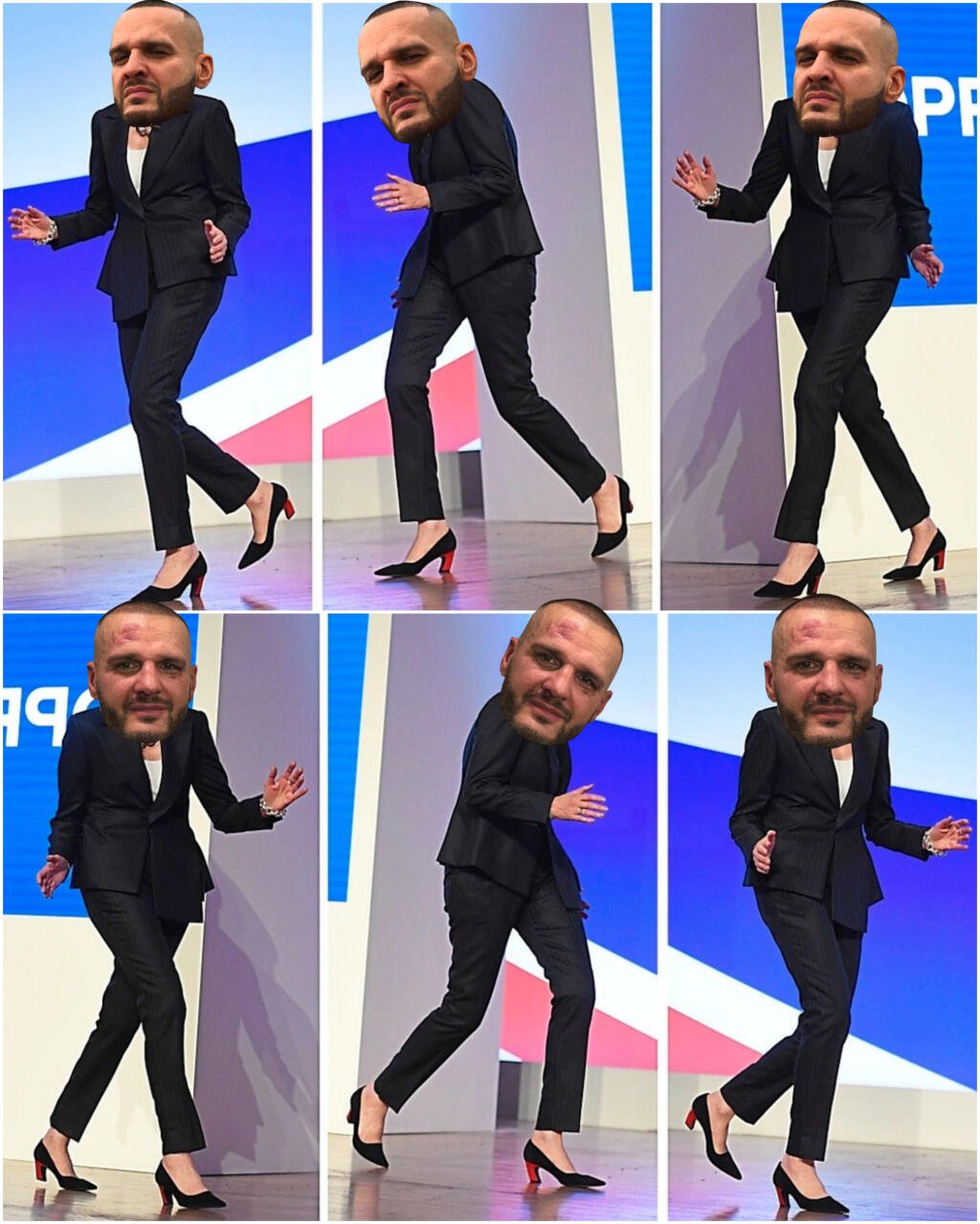Foto pred zápasom a po ňom.