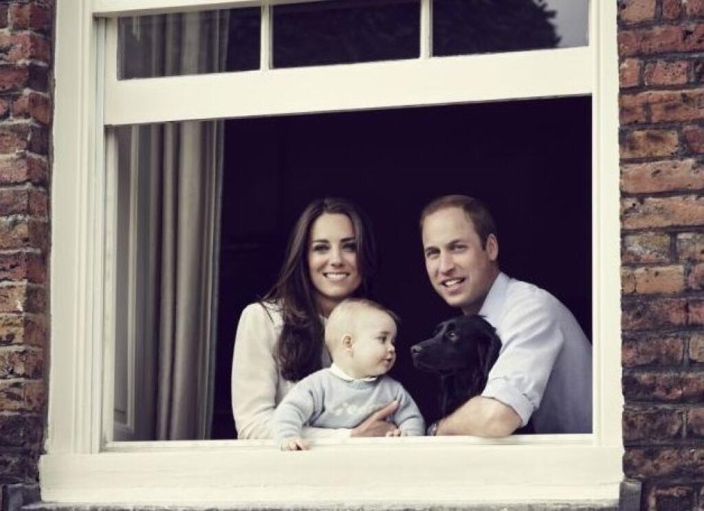 Vojvodkyňa Kate, princ William a ich syn, princ George