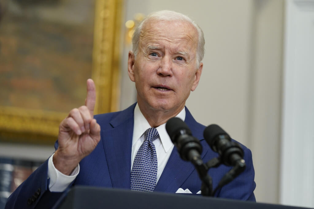 PK 36 Washington - Americký prezident Joe Biden rozpráva o nariadení na ochranu prístupu k umelému ukončeniu tehotenstva počas tlačovej konferencie v Bielom dome vo Washingtone 8. júla 2022. Biden v piatok podpísal nariadenie na ochranu prístupu k umelému ukončeniu tehotenstva. Ide o súčasť reakcie jeho administratívy na rozhodnutie Najvyššieho súdu USA, ktorý zrušil ústavné právo na interrupciu. FOTO TASR/AP

President Joe Biden speaks about abortion access during an event in the Roosevelt Room