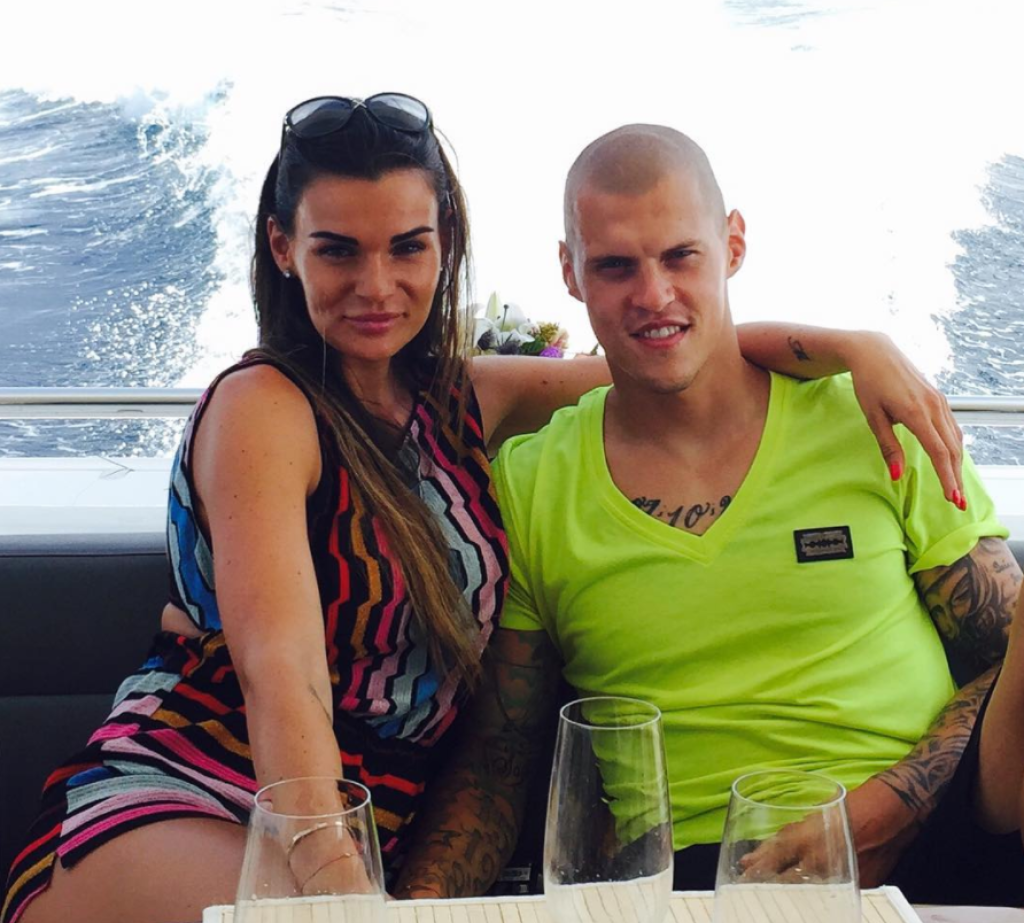 Martin Škrtel s manželkou Barborou.