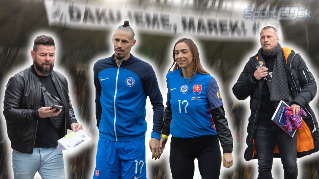 S Hamšíkom sa prišlo rozlúčiť na zápas proti Čile množstvo celebrít.