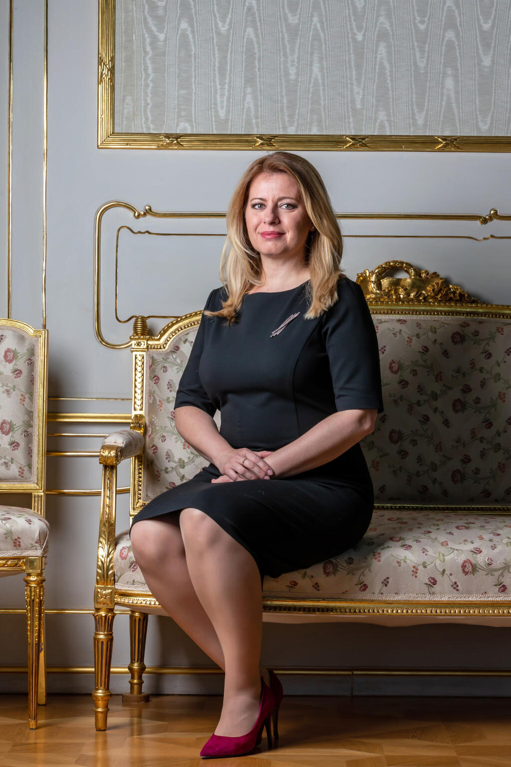 Na snímke je Zuzana Čaputová v Prezidentskom paláci v Bratislave.