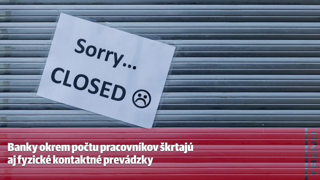 Pobočky bánk rýchlo miznú. Pracovníkov v bankách ubúda po stovkách
