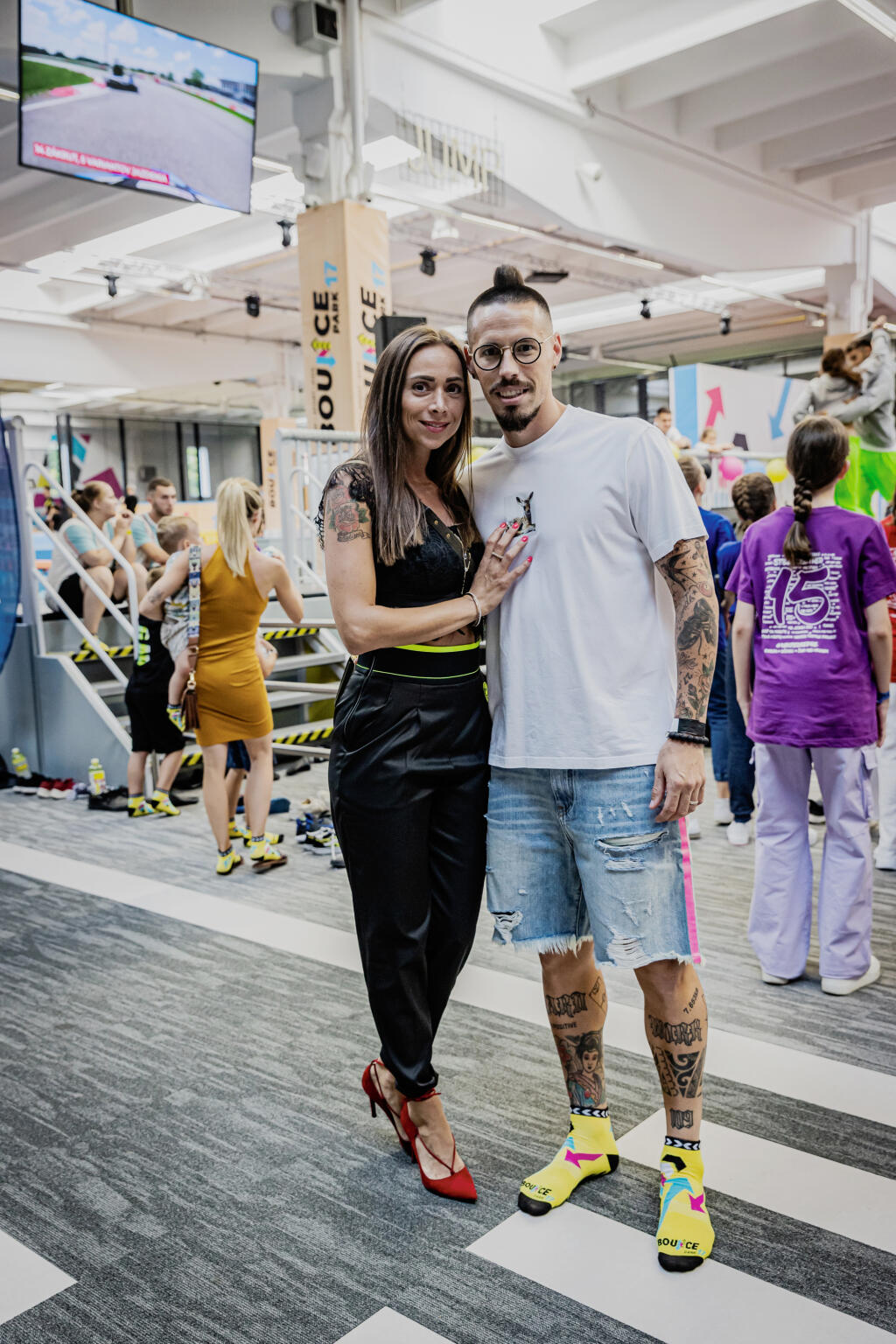 Manželka Marka Hamšíka Martina je tiež poriadna kosť.