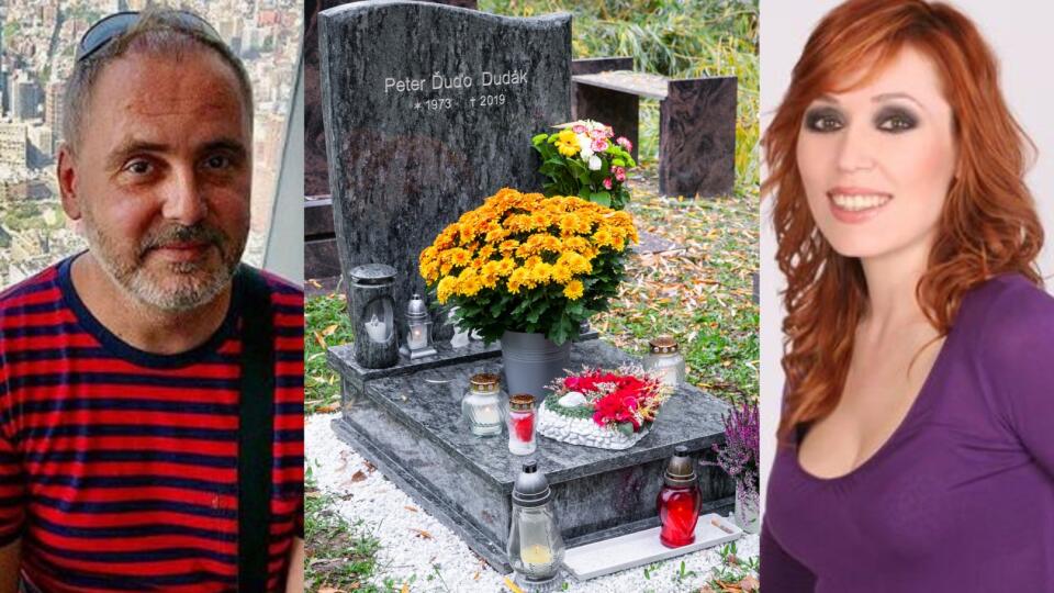 Spevák Peter Ďuďo Dudák († 46) a herečka Silvia Petöová († 50).