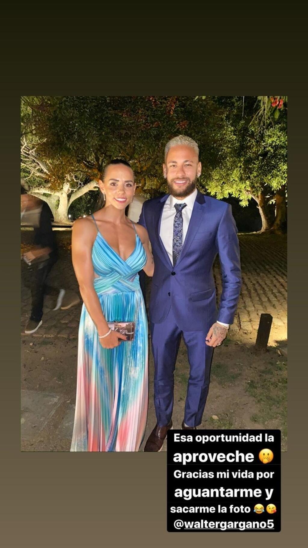 Hamšíkova sestra Michaela si nenechala ujsť ani selfie s Neymarom.