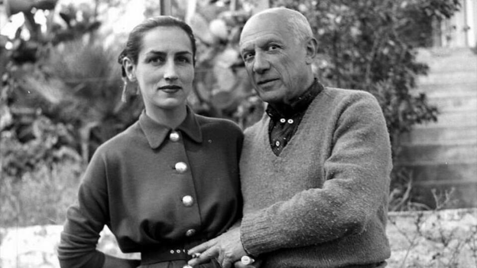 Pablo Picasso a Francoise Gilotová - 40 rokov.