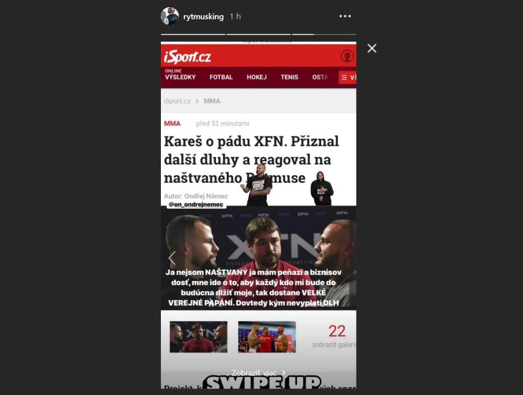 "Nie som naštvaný, ja mám peňazí a biznisov dosť. Mne ide o to, aby každý, kto mi bude do budúcna dlžiť moje peniaze, tak dostane VEĽKÉ VEREJNÉ PAPANÍ dovtedy, kým nevyplatí dlh," dodal Rytmus.