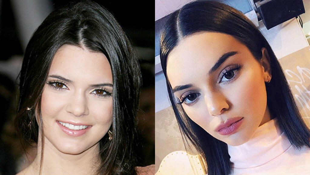 Kendall Jenner voľakedy ako mladé rozkošné dievča. A dnes, v časoch modelingovej slávy.