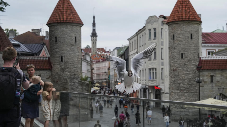 Estónske mesto Tallinn.