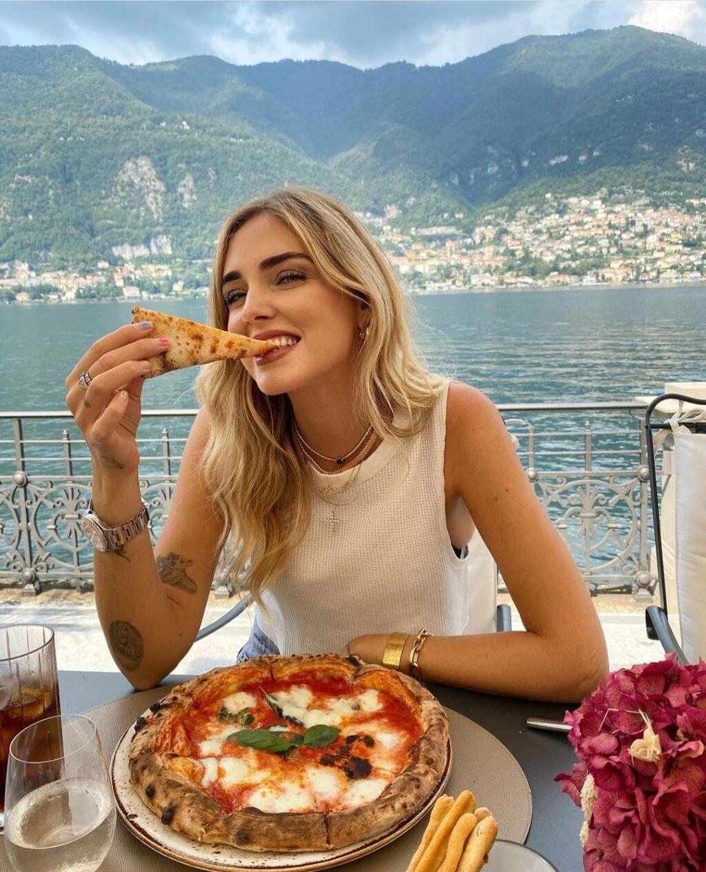 Chiara Ferragni je známou milovníčkou pizze.