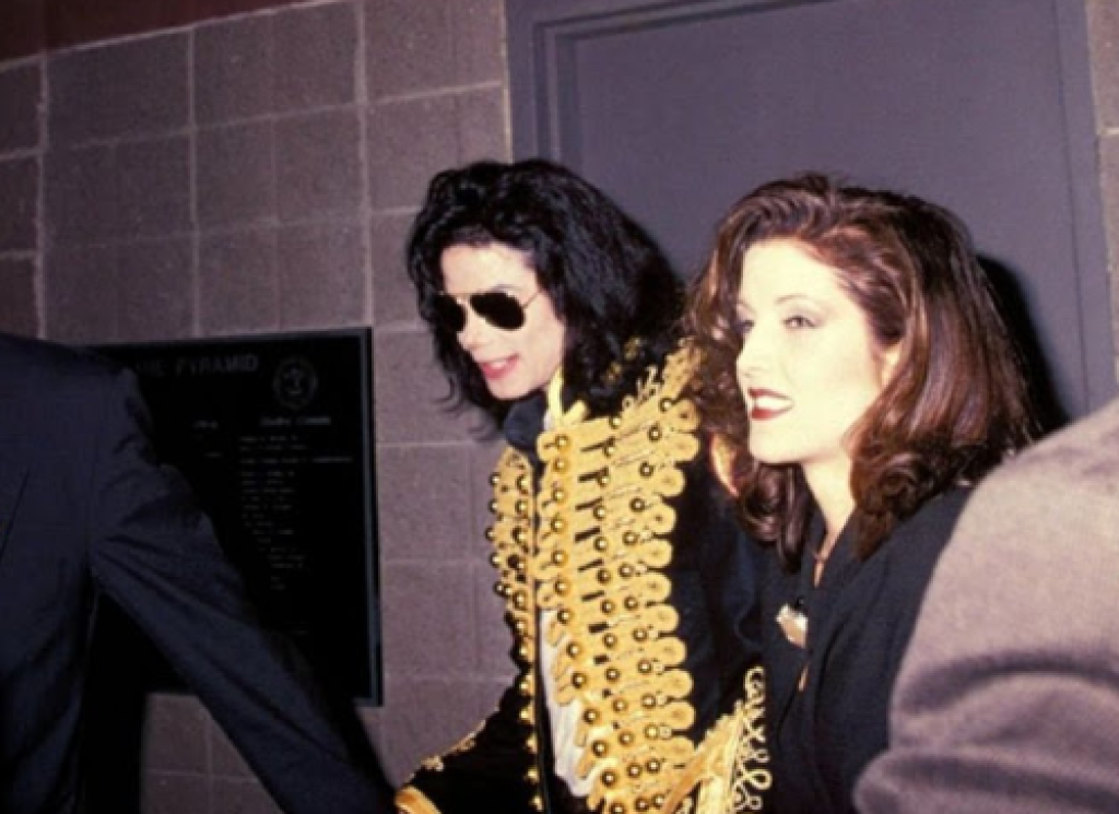 Michael Jackson a Lisa Marie Presley