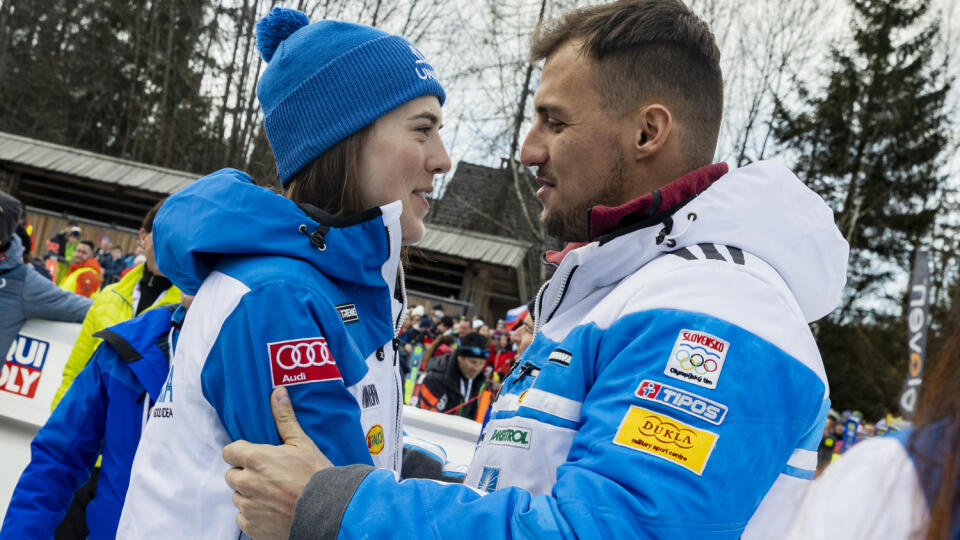 Petra Vlhová a Michal Kyselica.