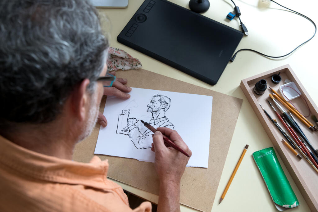 Takto vznikajú Danglárove trefné karikatúry
