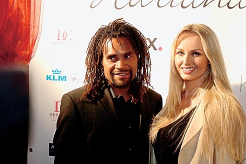Adriana Sklenaříková a futbalista Christian Kerembeu