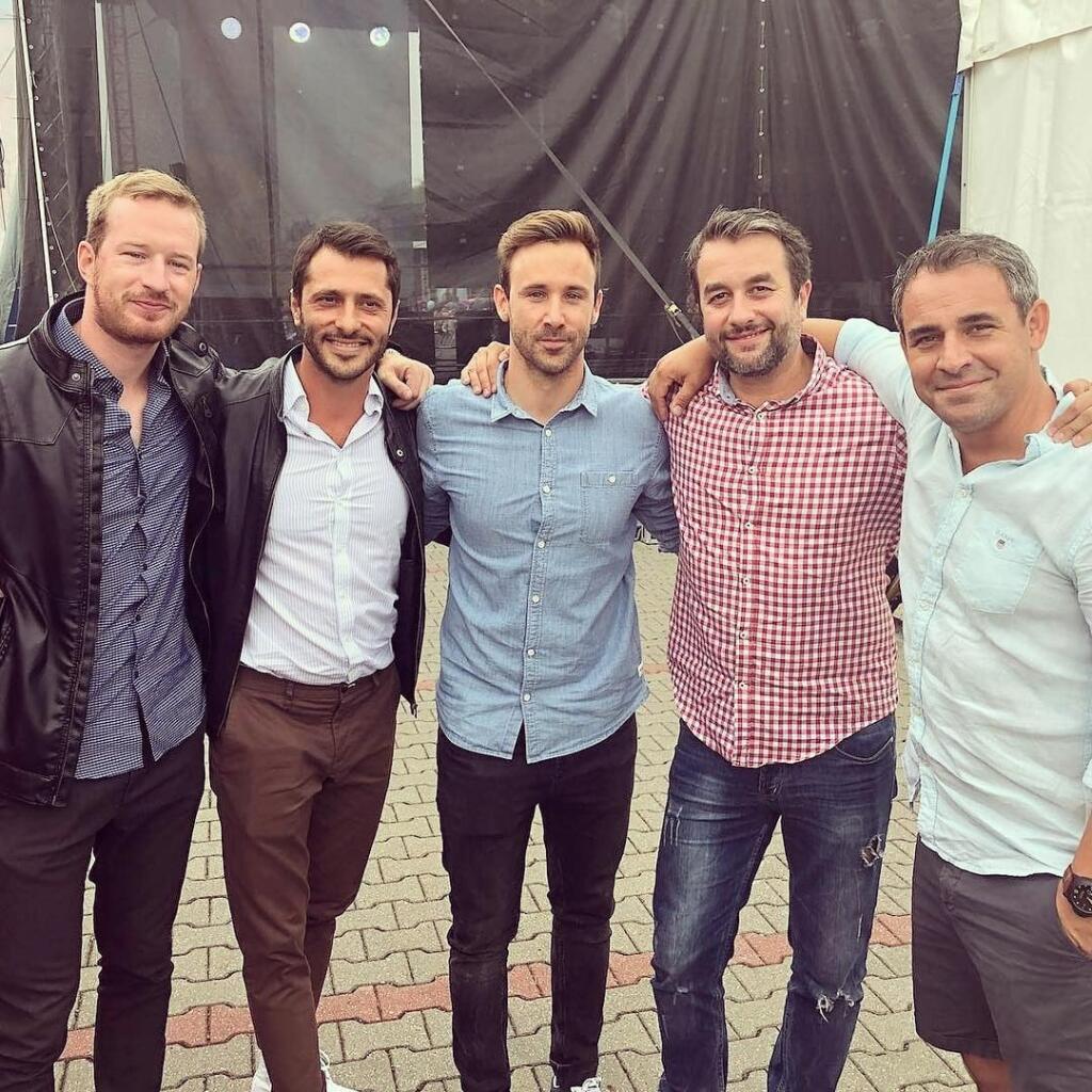 Roman Poláčik, Braňo Deák, Marek Fašiang, Vlado Kobielsky, Filip Tuma na DOD v Markíze