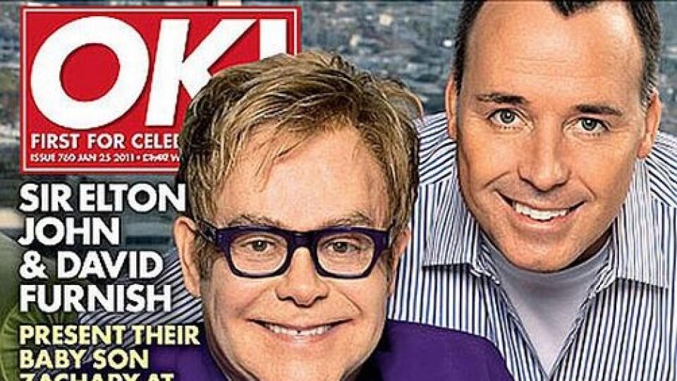 Elton John ukázal syna.
