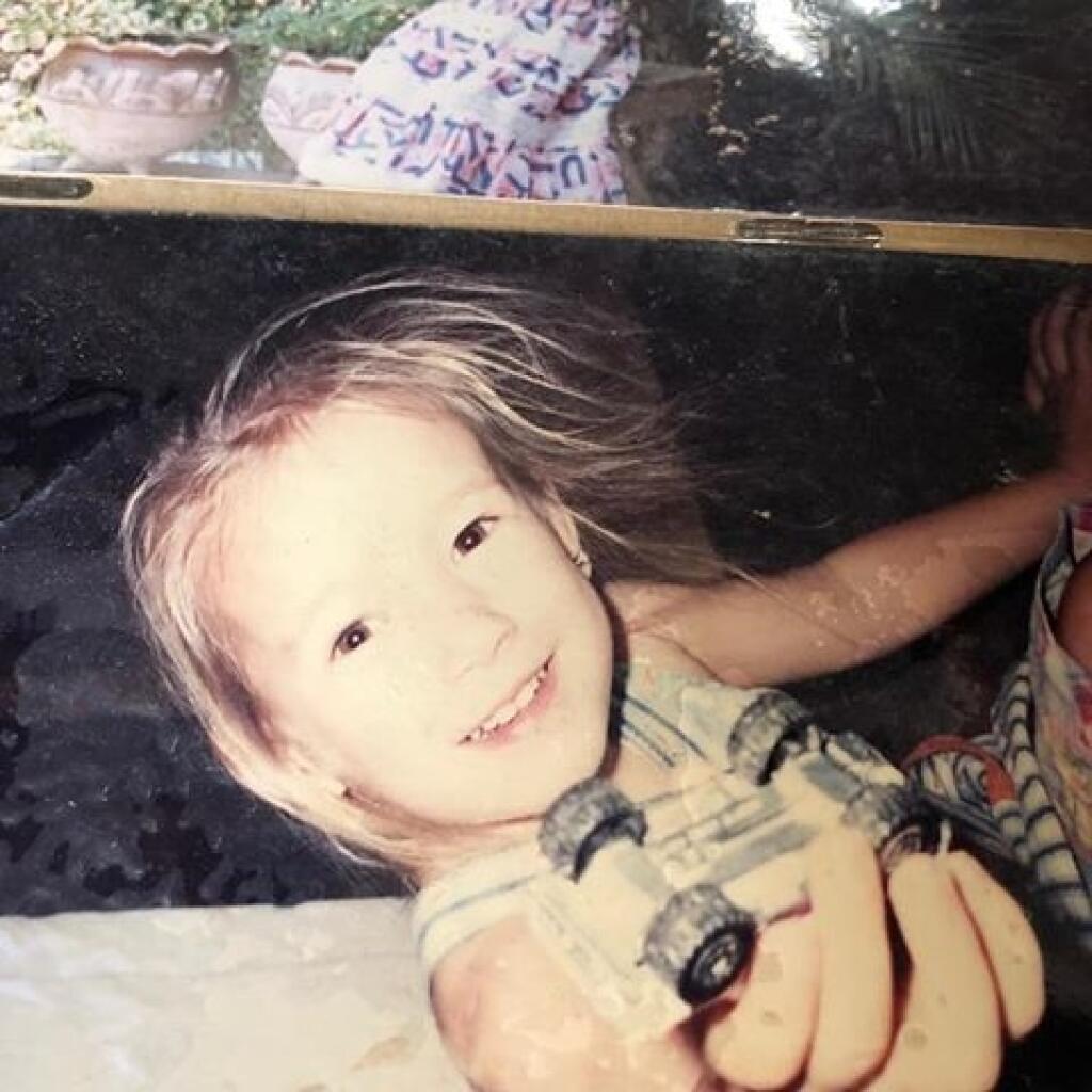 Mária Magdáléna ako malé dievčatko.