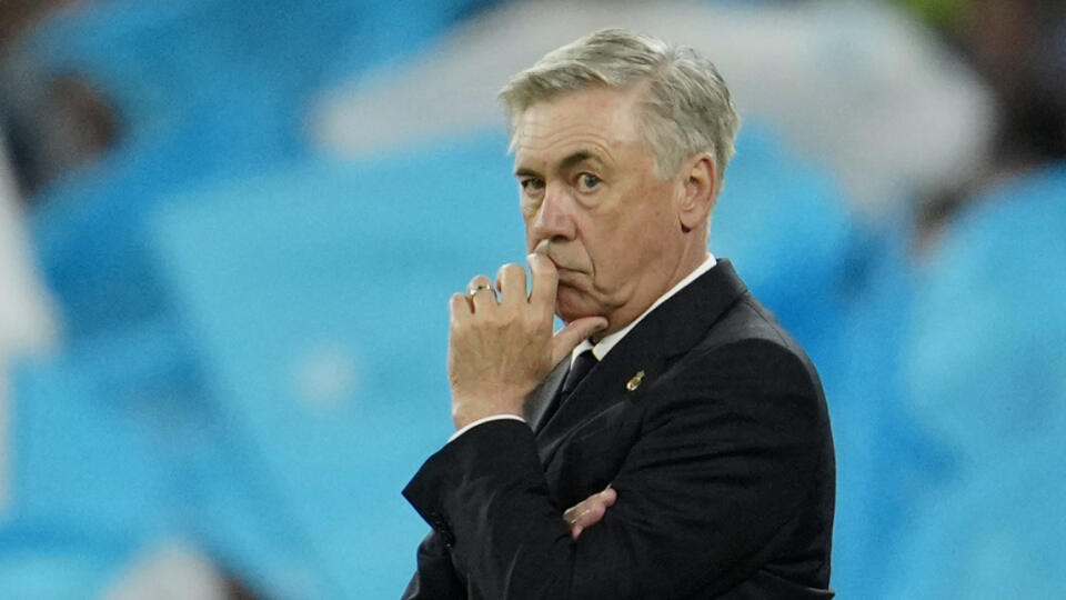 Tréner Realu Madrid Carlo Ancelotti.