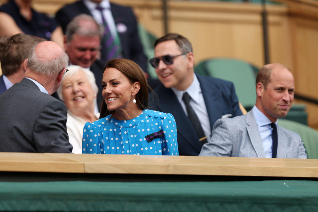 Kate a William fandili z kráľovskej lóže.