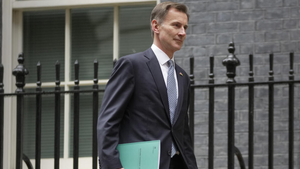 Britský minister financií Jeremy Hunt.