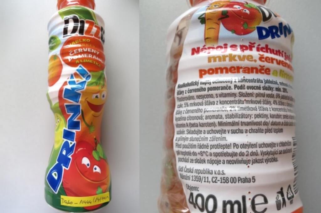 Za klamlivú etiketu na detskom nápoji schytá Lidl pokutu