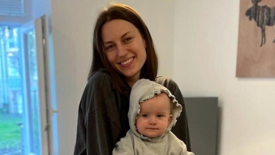 Natália Germániová s dcérkou Zunou