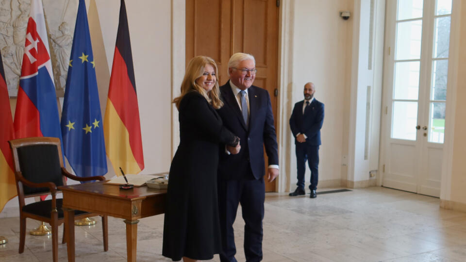 Slovenskú prezidentku Zuzanu Čaputovú prijal nemecký prezident Steinmeier