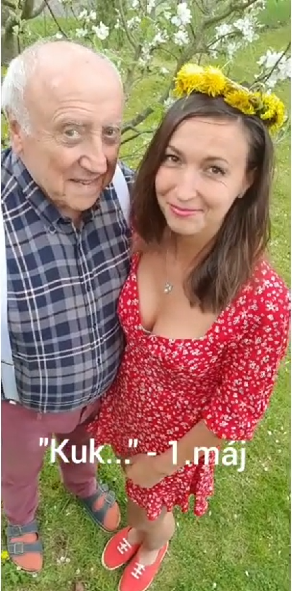 Felix a Lucia nahodili domáce oblečenie.