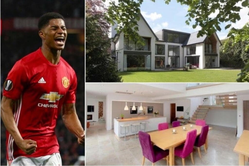 Luxusné bývanie má aj hviezda Manchestru United Marcus Rashford.