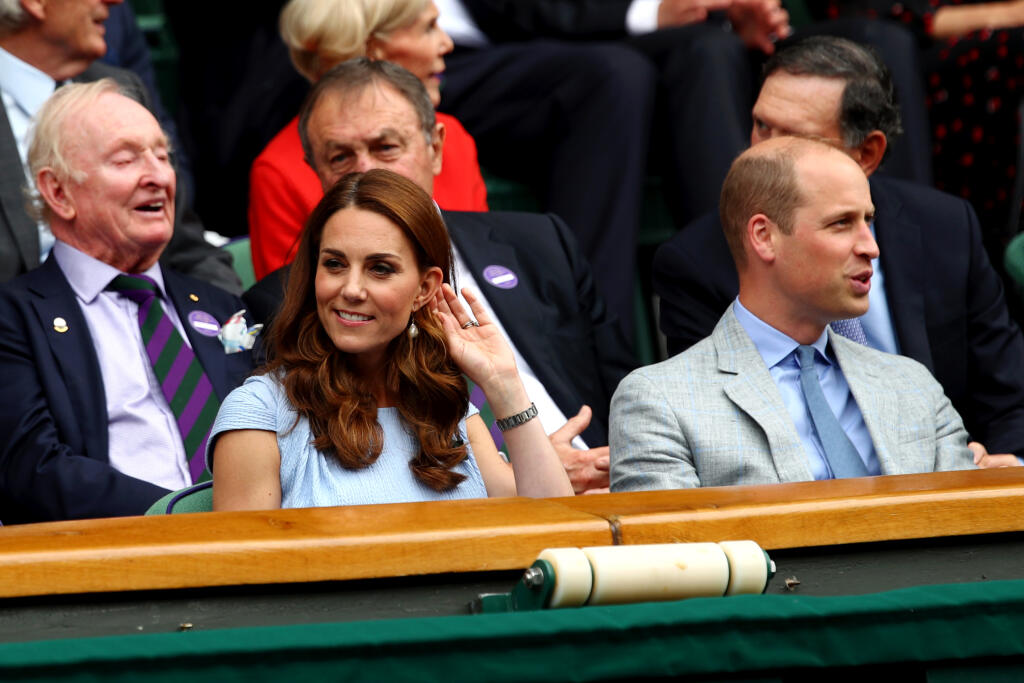 Finále Wimbledonu si nenechala ujsť ani vojvodkyňa Kate, ktorá prišla s manželom - princom Williamom.