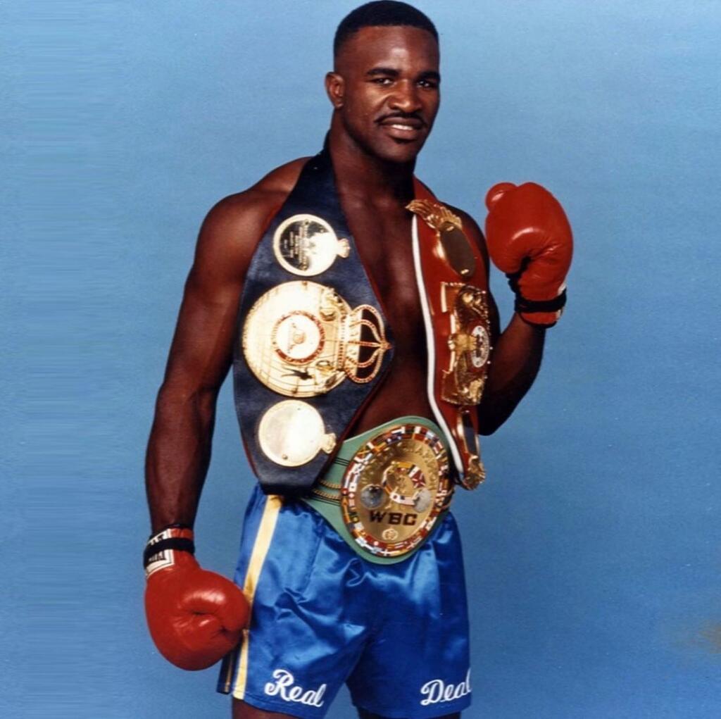 Evander Holyfield v časoch najväčšej slávy.