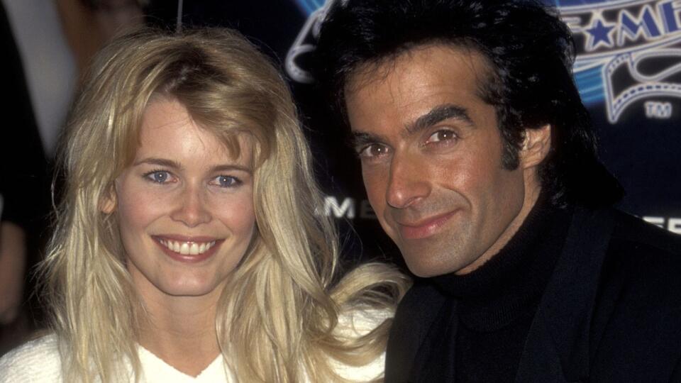 Claudia Schiffer a David Copperfield