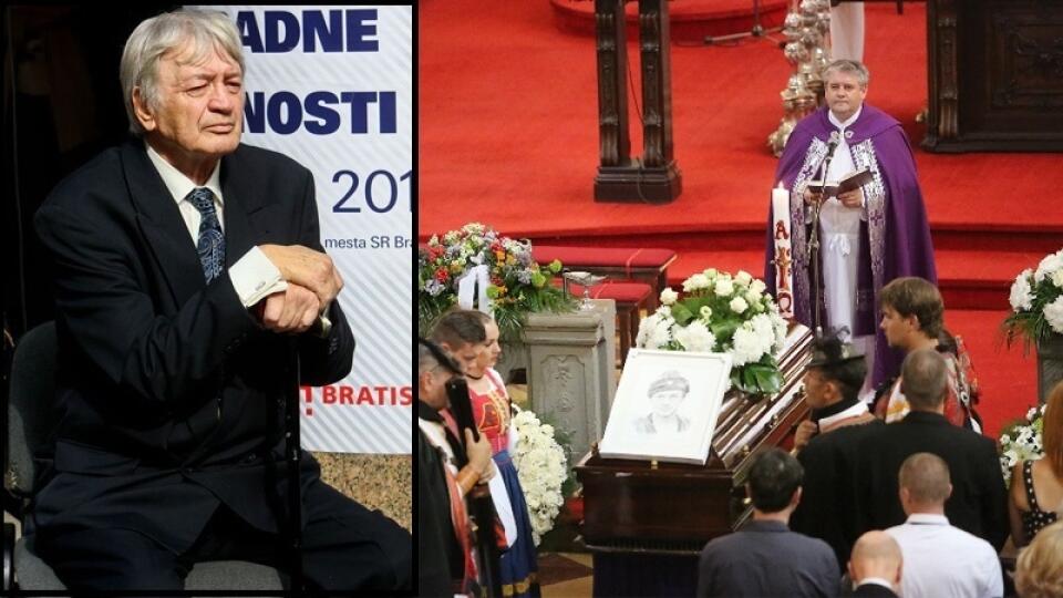 Herec Ivan Palúch (†75) zomrel nečakane ešte v piatok 3. júla. Najbližší ho odprevadili na jeho poslednej ceste.