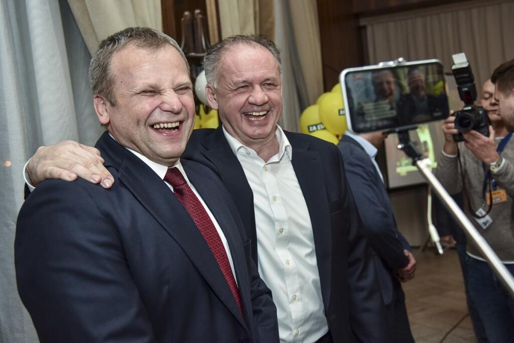 Vladimír Ledecký a Andrej Kiska zo strany Za ľudí