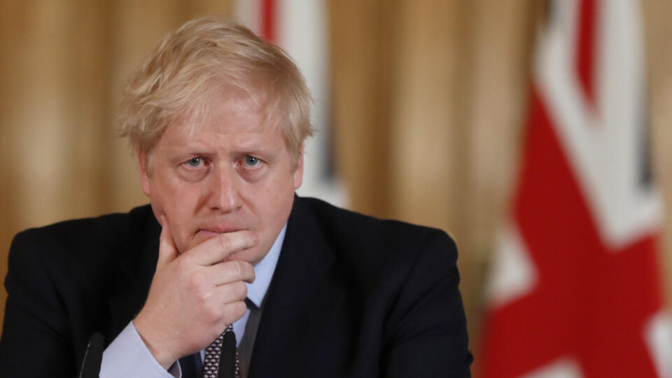 Britský premiér Boris Johnson.