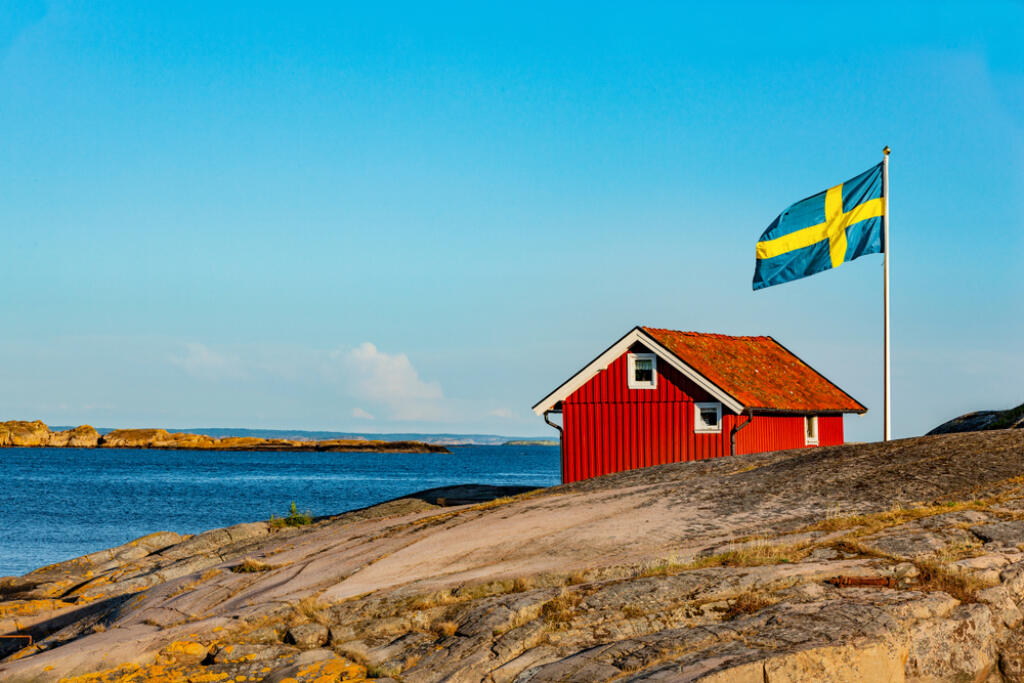 Red,House,In,Sweden