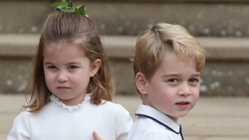 Princezná Charlotte a princ George