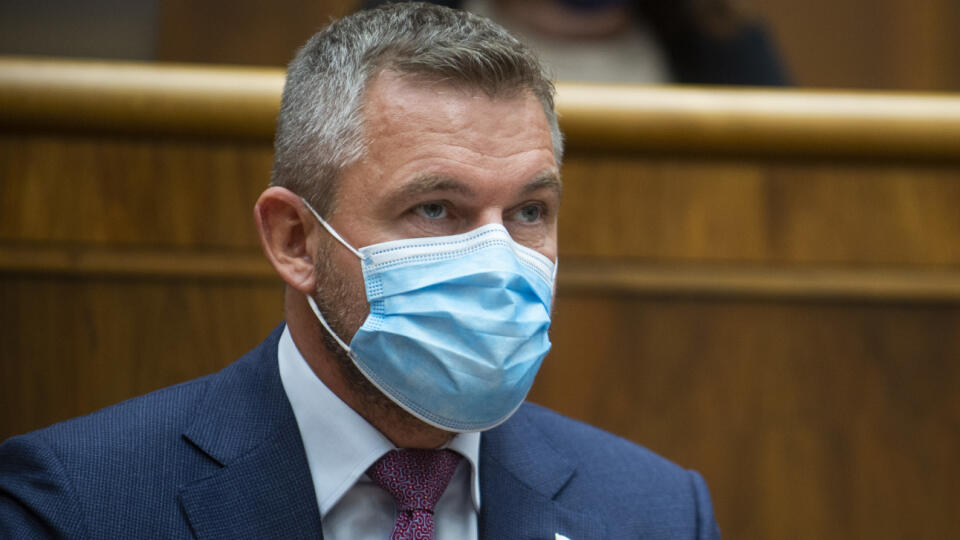 Na snímke expremiér a podpredseda parlamentu Peter Pellegrini (nezaradený) počas rokovania 12. schôdze parlamentu v utorok 29. septembra 2020 v Bratislave. FOTO TASR - Jakub Kotian